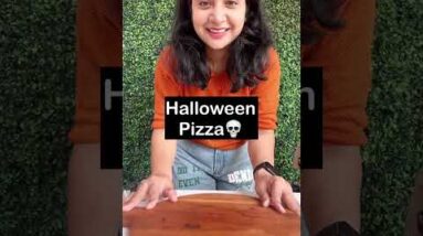 Halloween Pizza???????? | Halloween Pizza Recipe | Fun2oosh Recipe #Shorts #SparkleWithShorts