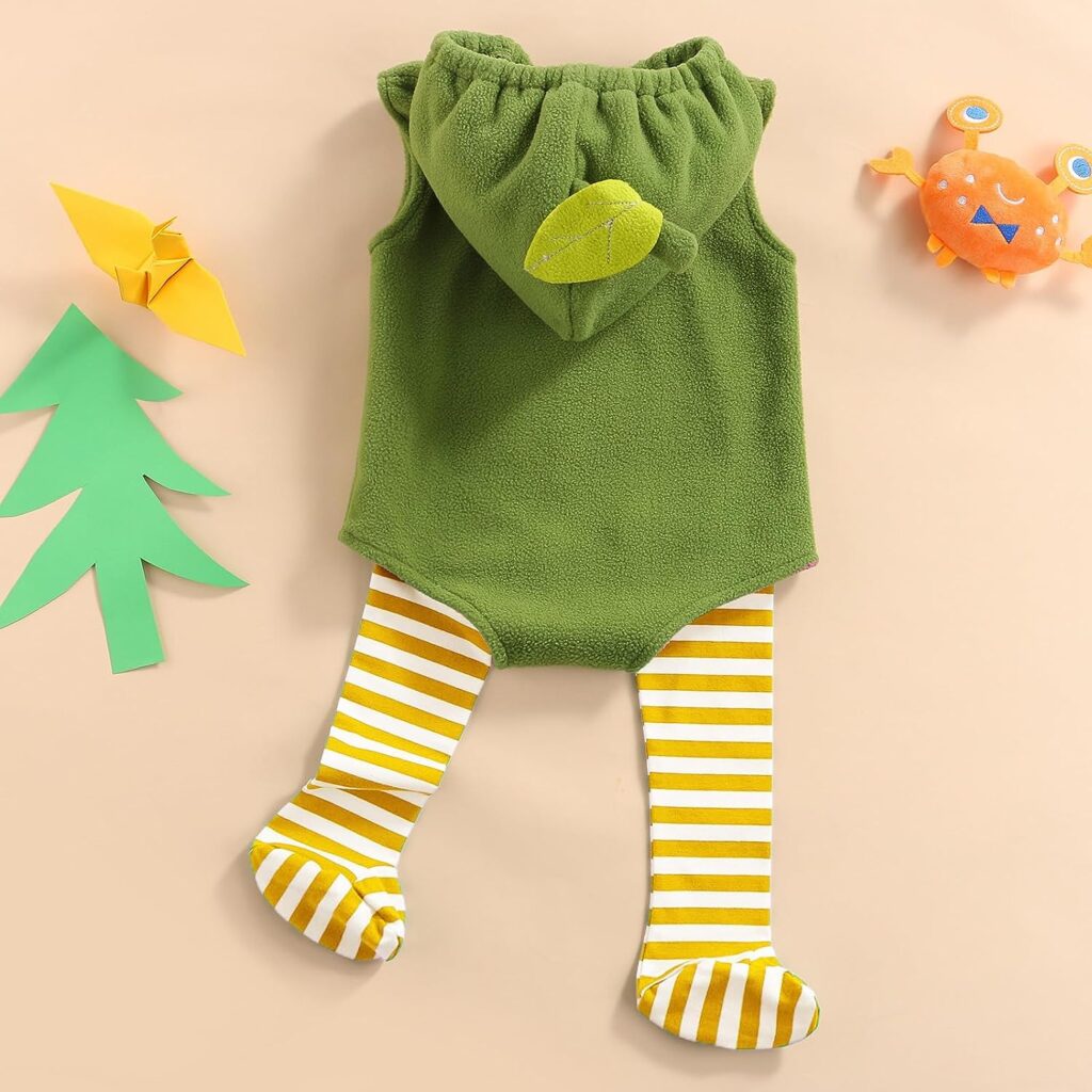 Winioder Baby Halloween Costumes Toddler Infant Baby Boy Girls Animal Fruit Costume Hooded Romper Leggings 2Pcs Fall Clothes